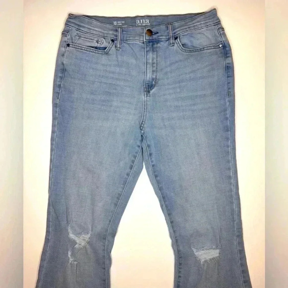 A.N.A Women’s High Rise Flare Jeans Size-10 - Picture 2 of 10